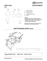 Bauknecht ETPS 8740/IN Kasutusjuhend