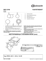 Bauknecht EKV 6740 IN Kasutusjuhend