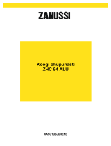 Zanussi ZHC94ALU Kasutusjuhend