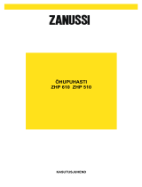 Zanussi ZHP510W4 Kasutusjuhend