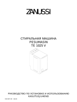 Zanussi TE1025V Kasutusjuhend