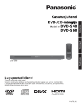 Panasonic DVDS68 Kasutusjuhend
