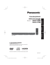 Panasonic DVDS700 Kasutusjuhend