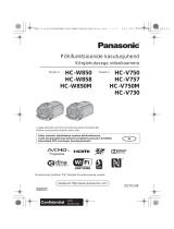 Panasonic HCV750M Kasutusjuhend