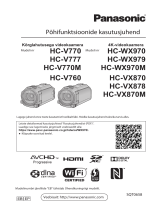 Panasonic HCV777EP Kasutusjuhend