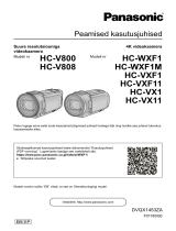 Panasonic HCVX1 Kasutusjuhend