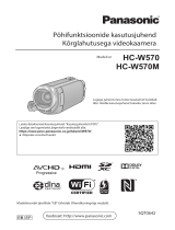 Panasonic HCW570EP Kasutusjuhend