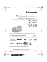 Panasonic HCX920 Kasutusjuhend