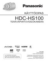 Panasonic HDCHS100 Omaniku manuaal