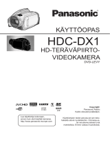 Panasonic HDCDX1 Kasutusjuhend