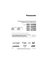 Panasonic HDCHS900 Kasutusjuhend
