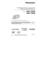 Panasonic HDCTM40 Kasutusjuhend