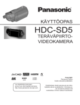 Panasonic HDCSD5 Kasutusjuhend