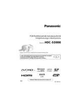 Panasonic HDCSD800 Kasutusjuhend