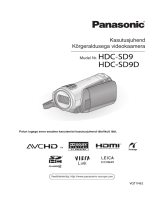 Panasonic HDCSD9D Kasutusjuhend