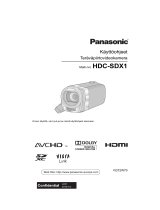 Panasonic HDCSDX1EC Kasutusjuhend