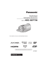 Panasonic HDCSDT750EG Kasutusjuhend