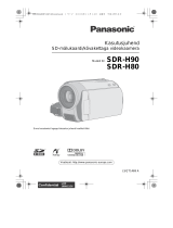 Panasonic SDRH90 Kasutusjuhend