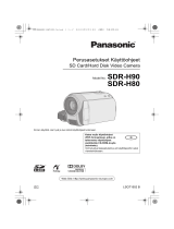 Panasonic SDRH90 Lühike juhend