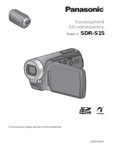 Panasonic SDRS15 Kasutusjuhend