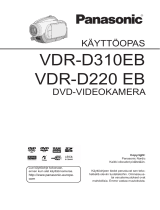 Panasonic VDRD310E Kasutusjuhend