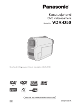 Panasonic VDRD50 Kasutusjuhend