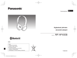 Panasonic RPHF400B Kasutusjuhend