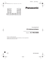 Panasonic SCMAX4000 Kasutusjuhend