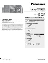 Panasonic SCPM38 Kasutusjuhend