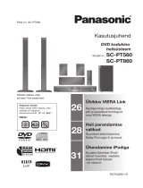 Panasonic SCPT560 Kasutusjuhend