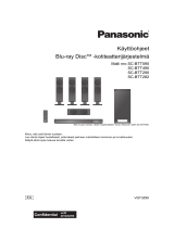 Panasonic SCBTT490EGK Kasutusjuhend