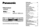 Panasonic NVSV121Senies Kasutusjuhend