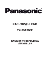 Panasonic TX39A300E Kasutusjuhend