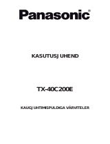 Panasonic TX40C200E Kasutusjuhend