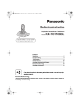 Panasonic KXTG1100BL Omaniku manuaal
