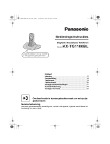 Panasonic KX-TG1100 Omaniku manuaal