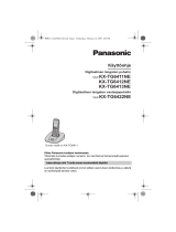 Panasonic KXTG6412NE Kasutusjuhend