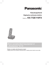 Panasonic KXTGE110FX Kasutusjuhend