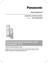 Panasonic KXTGK210FX Kasutusjuhend