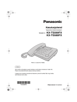 Panasonic KXTS560FX Kasutusjuhend