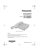 Panasonic KXTS580FX Kasutusjuhend