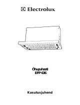 Electrolux EFP636K Kasutusjuhend