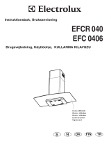 Electrolux EFCR040X Kasutusjuhend
