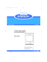 ROSENLEW RTK205 Kasutusjuhend