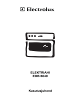 Electrolux EOB6640K Kasutusjuhend