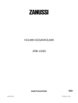 Zanussi ZRB 40ND Kasutusjuhend