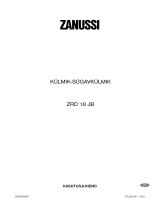 Zanussi ZRD18JB Kasutusjuhend