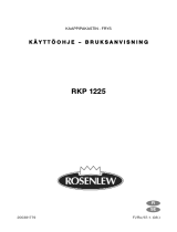 ROSENLEW RKP1225 Kasutusjuhend