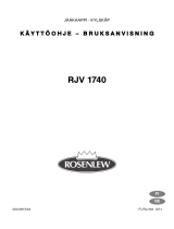 ROSENLEW RJV1740 Kasutusjuhend