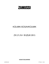 Zanussi ZK 21/6-1 B Kasutusjuhend